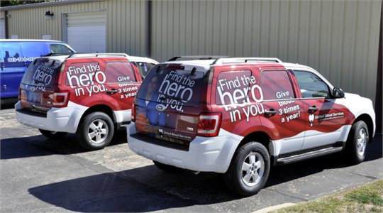 Blood Drive Fleet Graphics